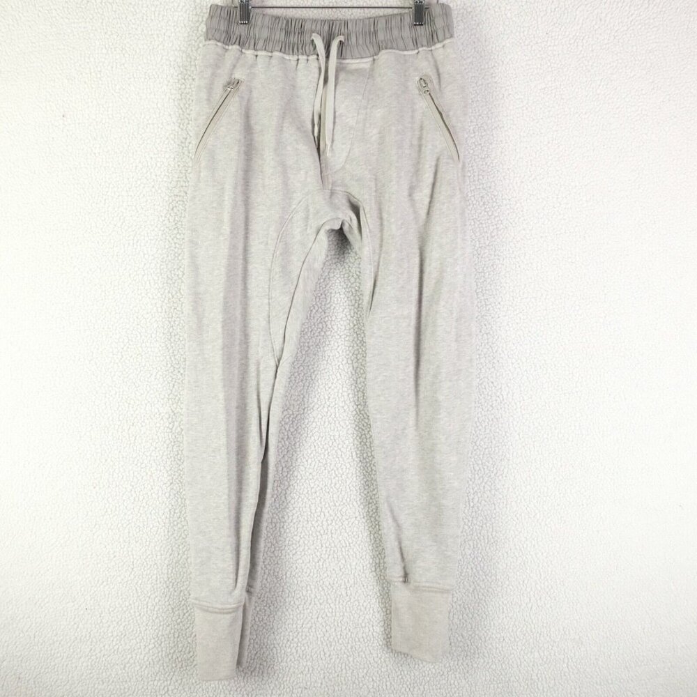 Acne Studios Joggers Womens Small Heathered Gray Elastic Waist Sweatpants